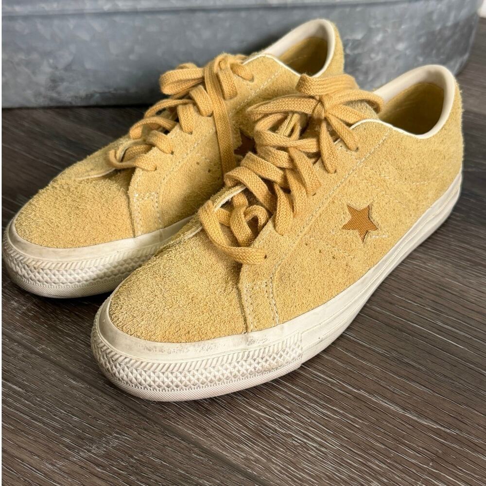 Converse One Star Pro Trailhead Gold Suede Sneakers Women’s 7.5 A04158C